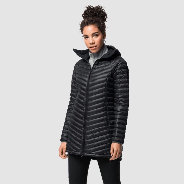 Jack Wolfskin Womens Atmosphere Down Coat Black 250789RDU